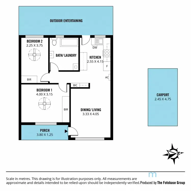 Floorplan of Homely unit listing, 2/15 First Avenue, Ascot Park SA 5043