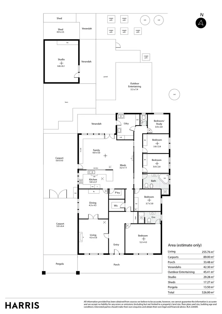 Floorplan of Homely house listing, 3 Claire Street, Lower Mitcham SA 5062