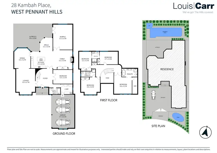 Floorplan of Homely house listing, 28 Kambah Place, West Pennant Hills NSW 2125