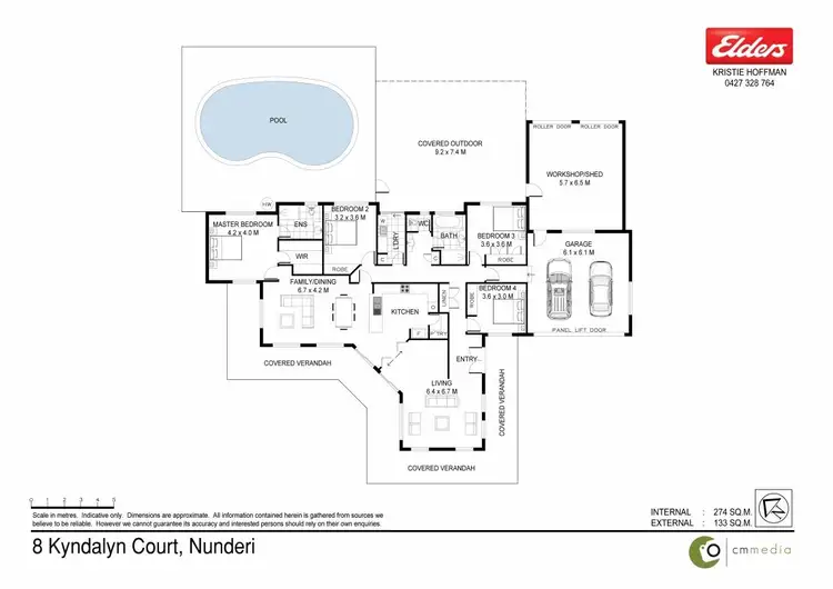 Floorplan of Homely house listing, 8 Kyndalyn Court, Nunderi NSW 2484