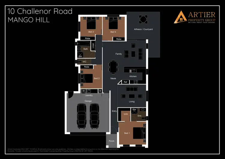 Floorplan of Homely house listing, 10 Challenor Street, Mango Hill QLD 4509