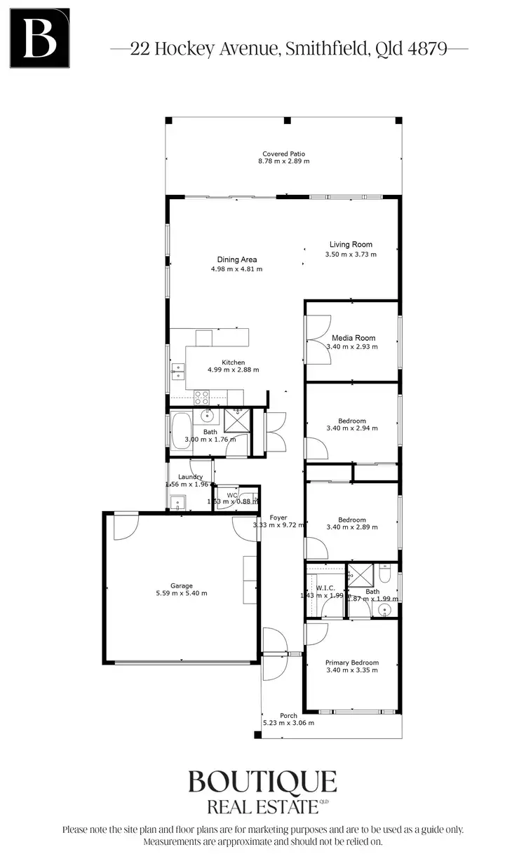 Floorplan of Homely house listing, 22 Hockey Avenue, Smithfield QLD 4878