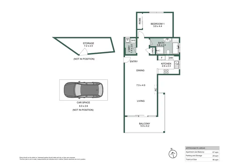 Floorplan of Homely apartment listing, 12/2 Hyam Street, Balmain NSW 2041