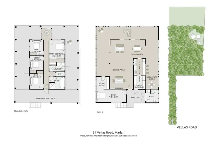 Floorplan of Homely house listing, 64 Vellas Road, Marian QLD 4753