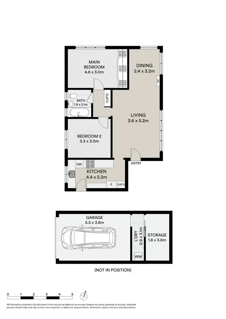 Floorplan of Homely apartment listing, 5/5 Woonsocket Court, St Kilda VIC 3182