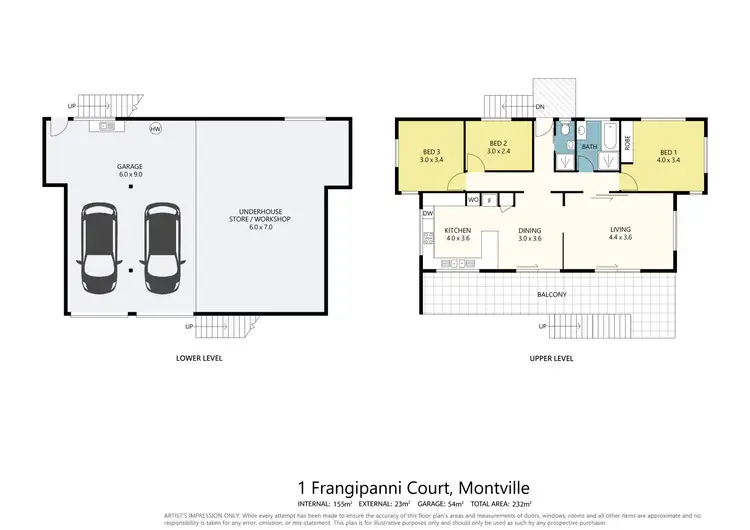 Floorplan of Homely house listing, 1 Frangipanni Court, Montville QLD 4560