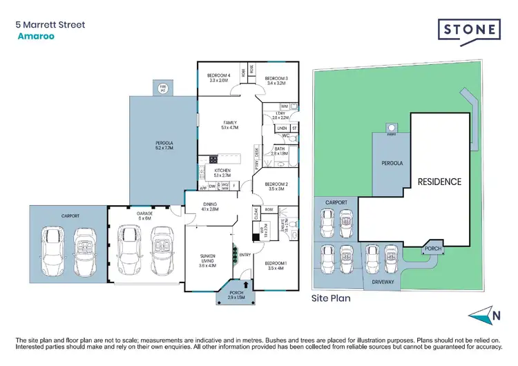 Floorplan of Homely house listing, 5 Marrett Street, Amaroo ACT 2914