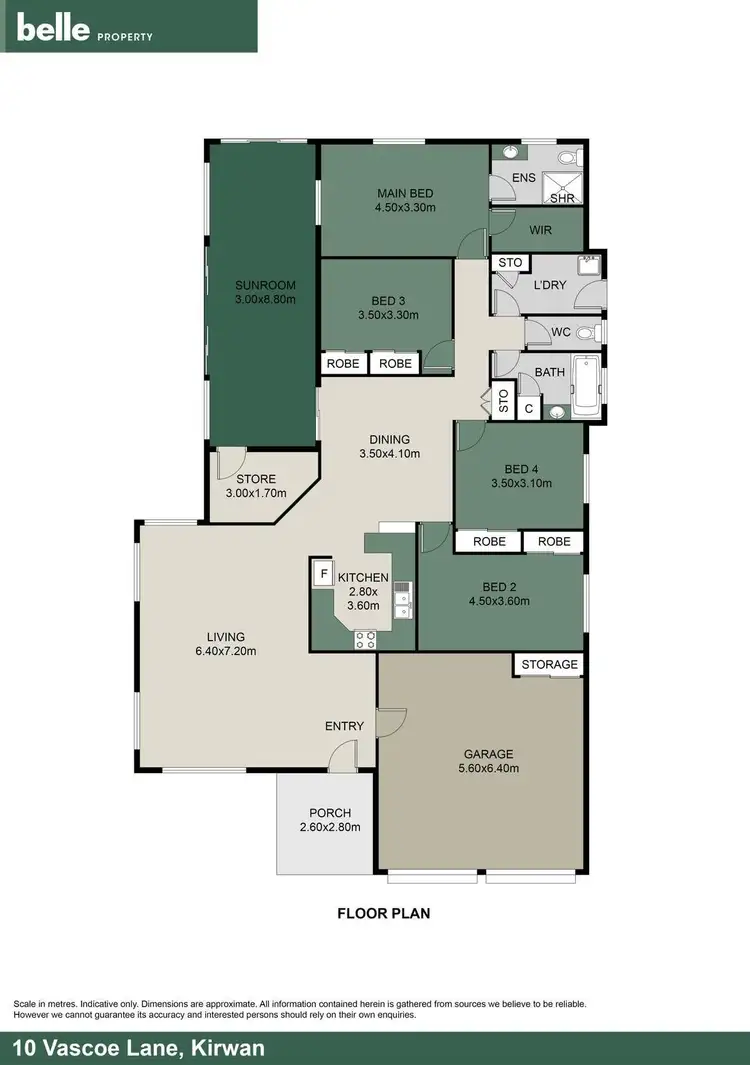 Floorplan of Homely house listing, 10 Vascoe Lane, Kirwan QLD 4817