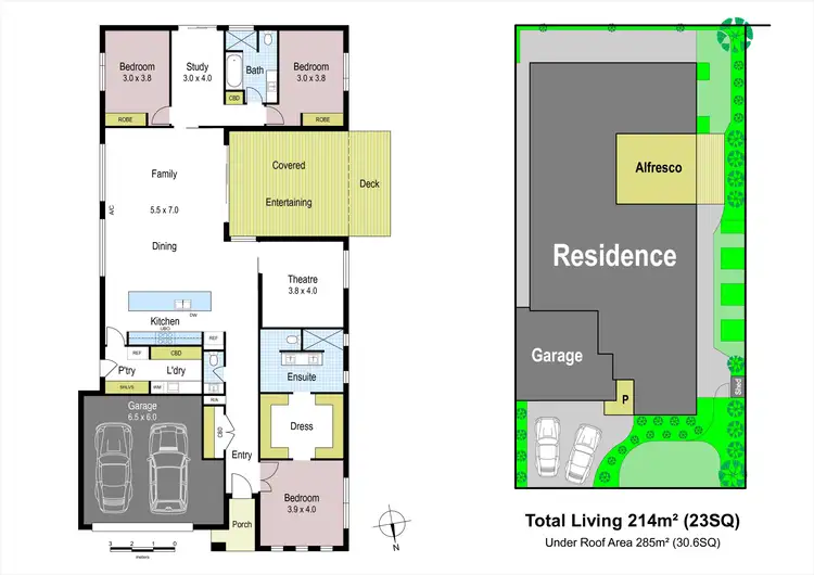 Floorplan of Homely house listing, 37 Summerhill Boulevard, Drouin VIC 3818