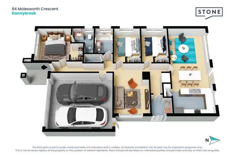 Floorplan of Homely house listing, 84 Molesworth Crescent, Donnybrook VIC 3064