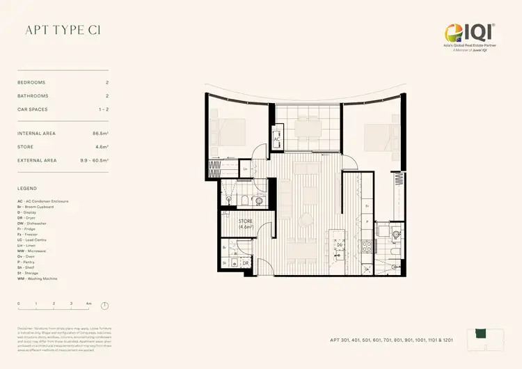 Floorplan of Homely apartment listing, 3 Davilak Street, Como WA 6152