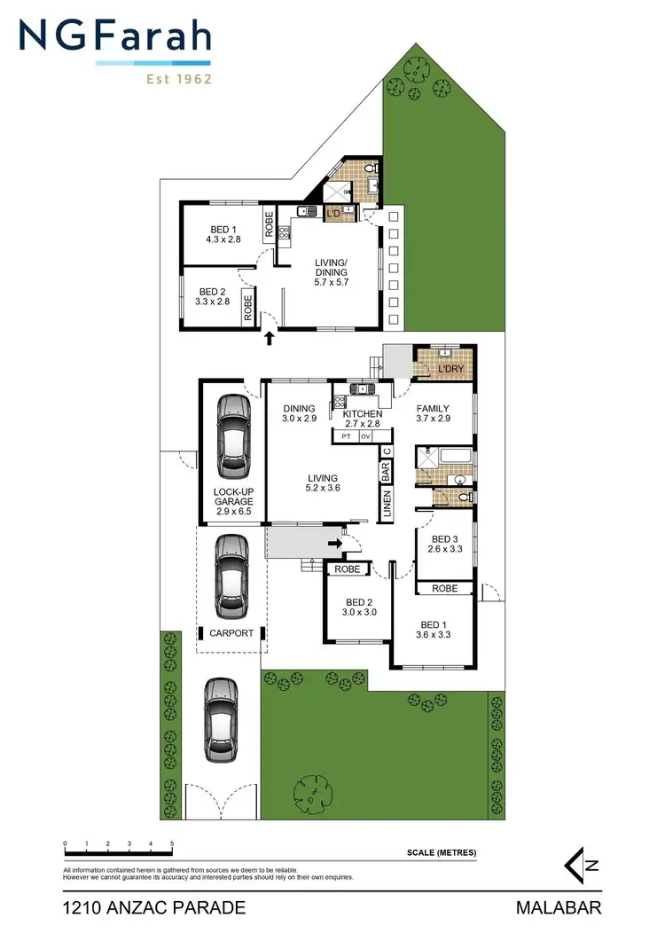 Floorplan of Homely house listing, 1210 Anzac Parade, Malabar NSW 2036