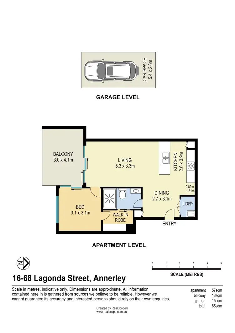 Floorplan of Homely unit listing, 16/68 Lagonda Street, Annerley QLD 4103