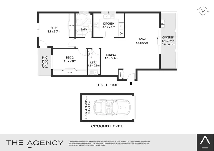 Floorplan of Homely apartment listing, 5/50 St Albans Street, Abbotsford NSW 2046