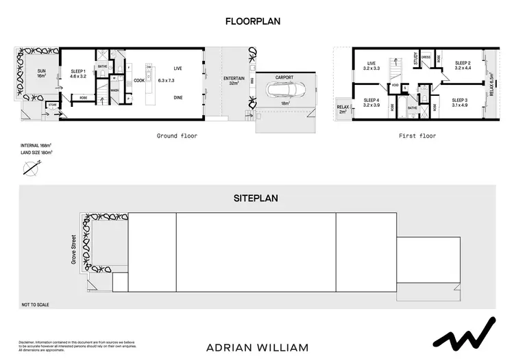 Floorplan of Homely house listing, 75 Grove Street, St Peters NSW 2044