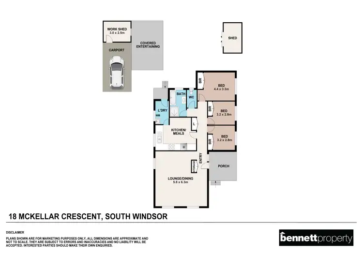 Floorplan of Homely house listing, 18 McKeller Crescent, South Windsor NSW 2756