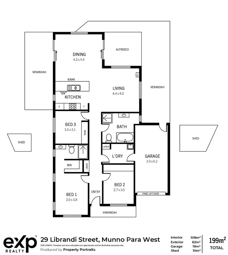 Floorplan of Homely house listing, 29 Librandi Street, Munno Para West SA 5115