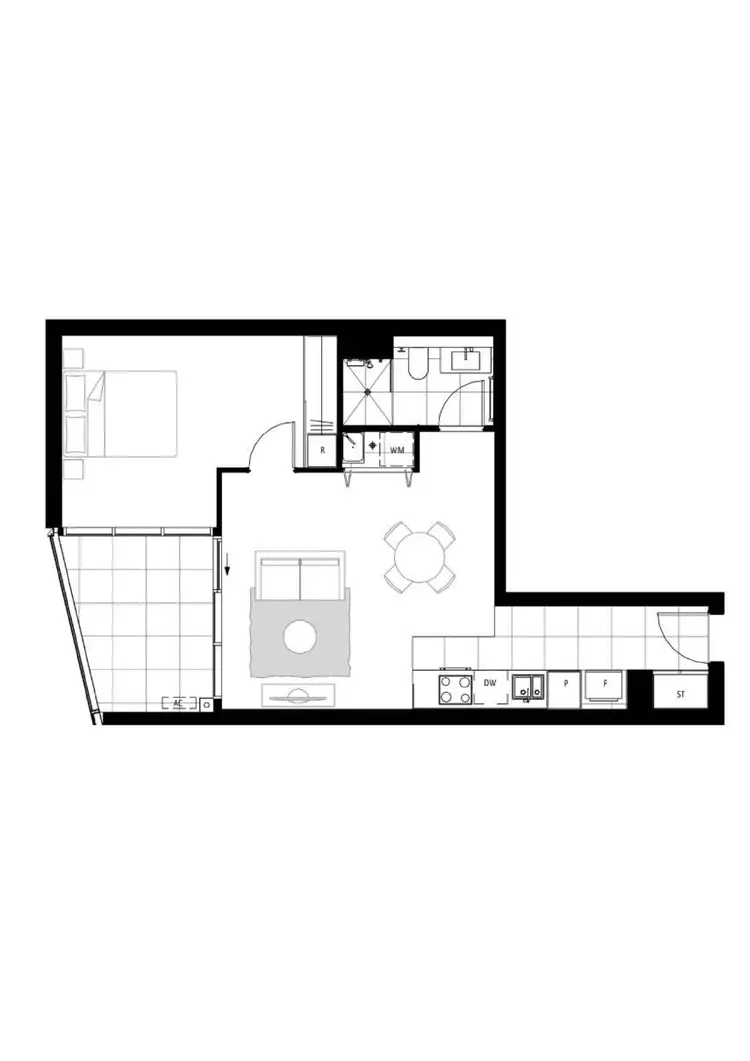 Floorplan of Homely apartment listing, 1516/3 Grazier Lane, Belconnen ACT 2617