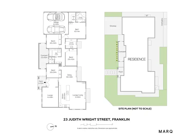 Floorplan of Homely house listing, 23 Judith Wright Street, Franklin ACT 2913