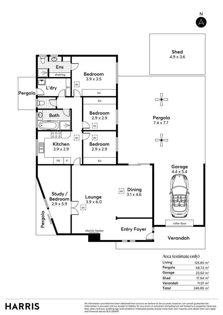 Floorplan of Homely house listing, 10 Grahame Drive, Athelstone SA 5076