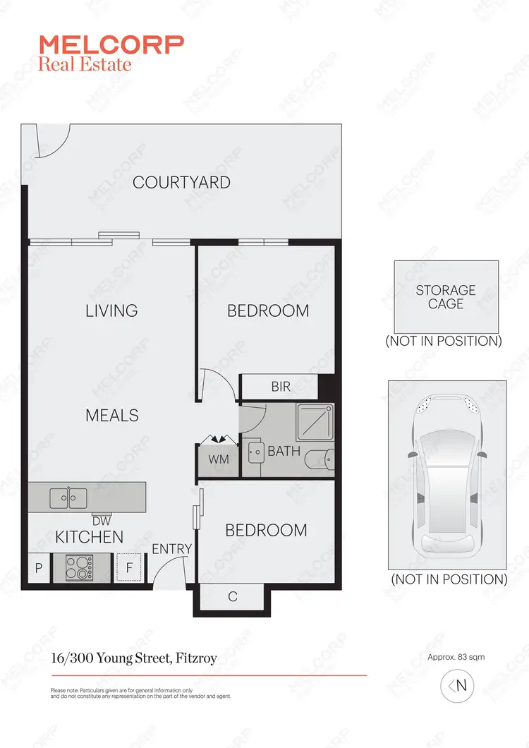 Floorplan of Homely apartment listing, 16/300 Young Street, Fitzroy VIC 3065