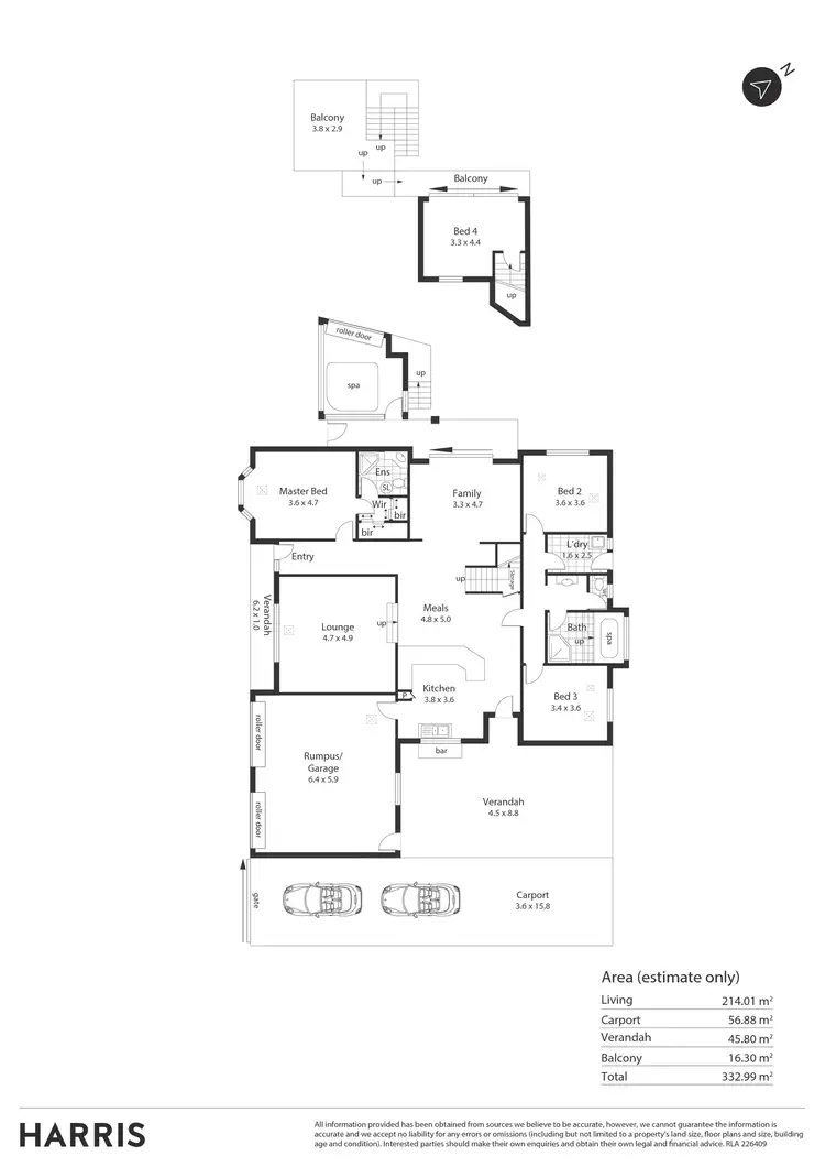 Floorplan of Homely house listing, 21 Larsson Street, Pooraka SA 5095