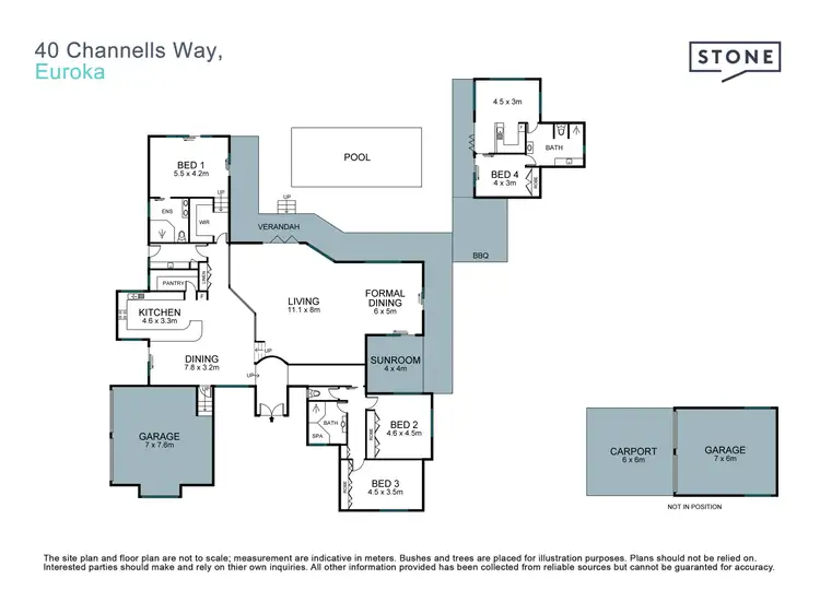 Floorplan of Homely rural property listing, 40 Channells Way, Euroka NSW 2440