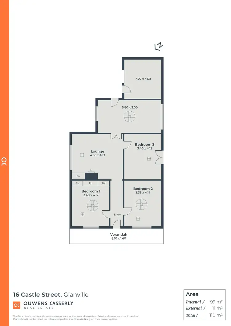 Floorplan of Homely house listing, 16 Castle Street, Glanville SA 5015