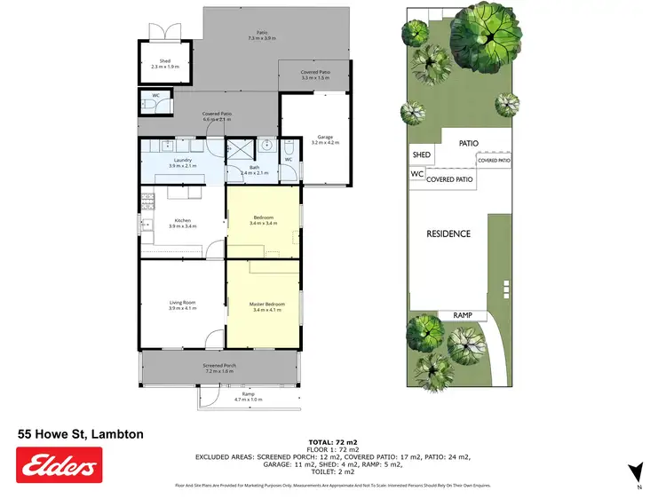Floorplan of Homely house listing, 55 Howe Street, Lambton NSW 2299