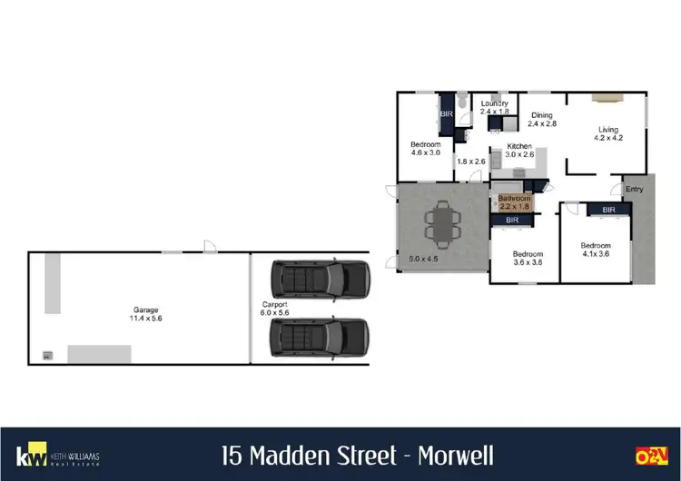 Floorplan of Homely house listing, 15 Madden Street, Morwell VIC 3840