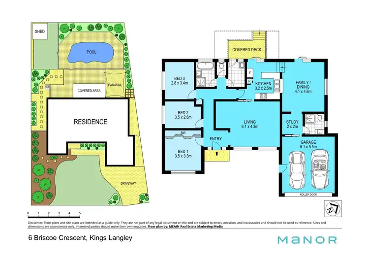 Floorplan of Homely house listing, 6 Briscoe Crescent, Kings Langley NSW 2147