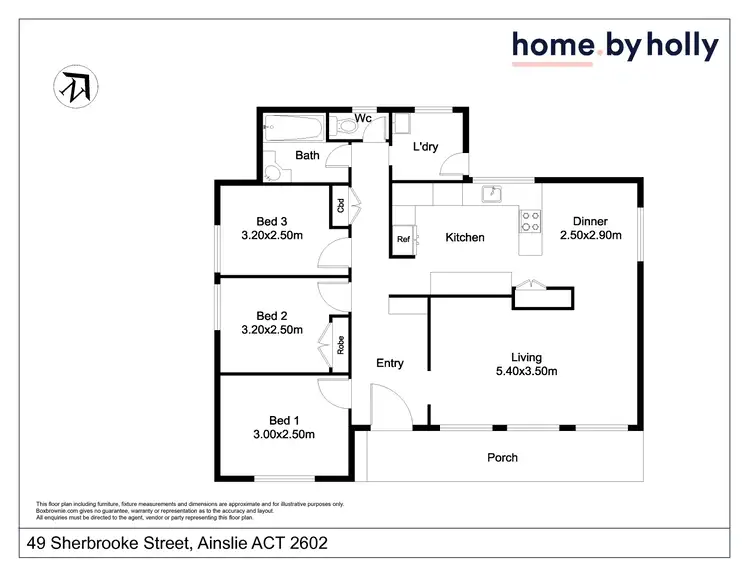Floorplan of Homely house listing, 49 Sherbrooke Street, Ainslie ACT 2602