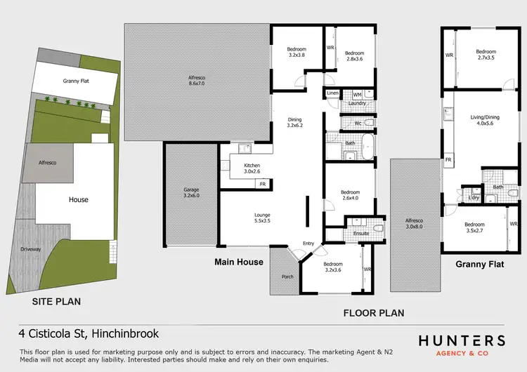 Floorplan of Homely house listing, 4 & 4A Cisticola Street, Hinchinbrook NSW 2168