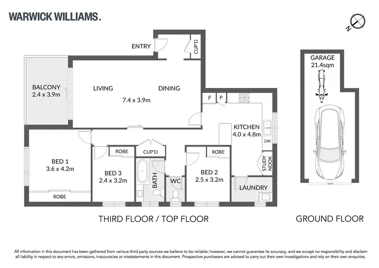 Floorplan of Homely apartment listing, 24/23 College Street, Drummoyne NSW 2047