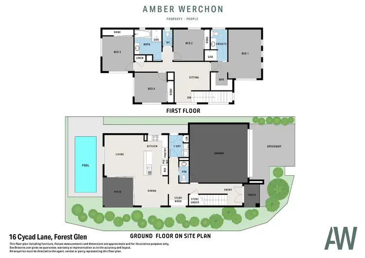Floorplan of Homely house listing, 16 Cycad Lane, Forest Glen QLD 4556