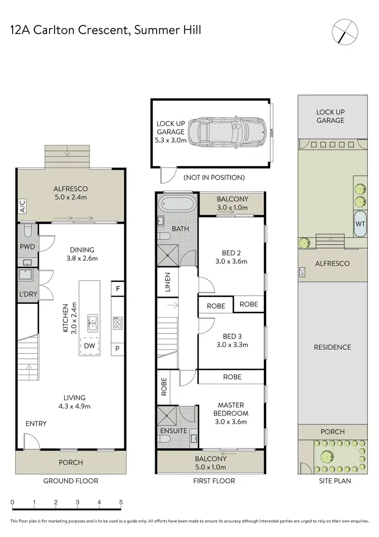 Floorplan of Homely house listing, 12A Carlton Crescent, Summer Hill NSW 2130