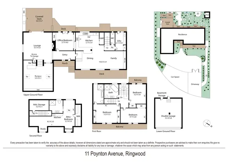 Floorplan of Homely house listing, 11 Poynton Avenue, Ringwood VIC 3134