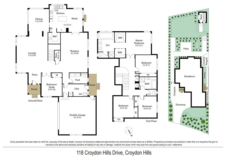 Floorplan of Homely house listing, 118 Croydon Hills Drive, Croydon Hills VIC 3136