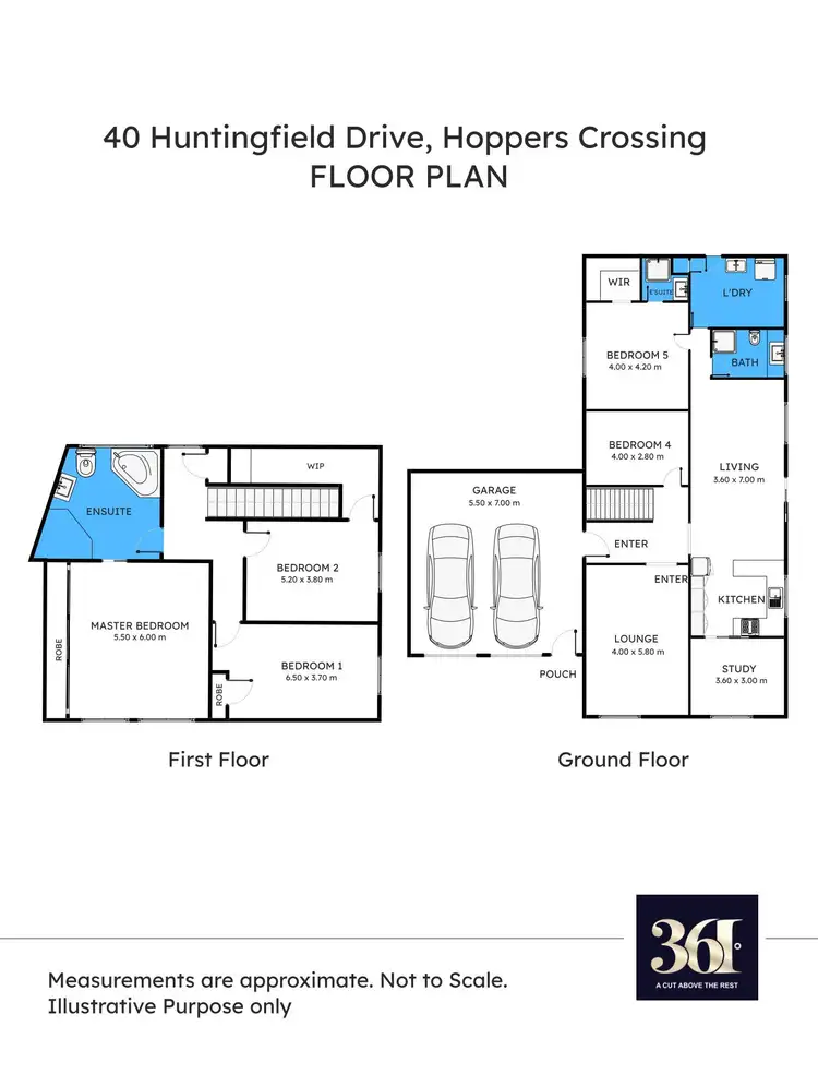 Floorplan of Homely house listing, 40 Huntingfield Drive, Hoppers Crossing VIC 3029