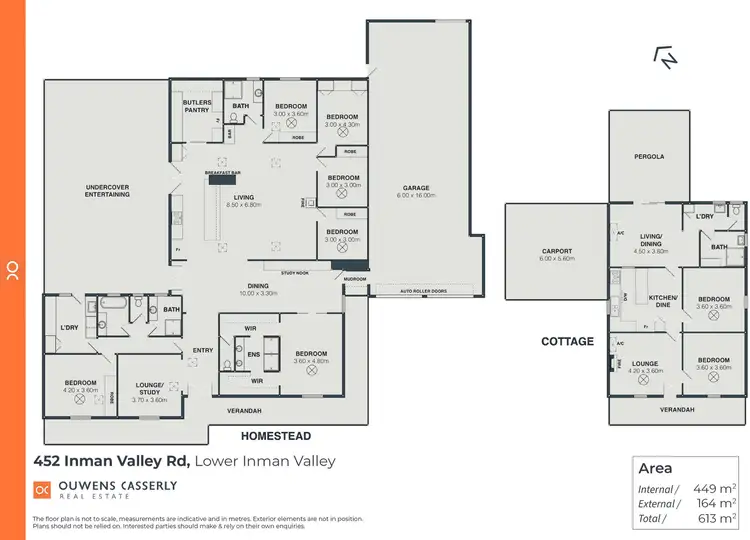 Floorplan of Homely rural property listing, 452 Inman Valley Road, Lower Inman Valley SA 5211