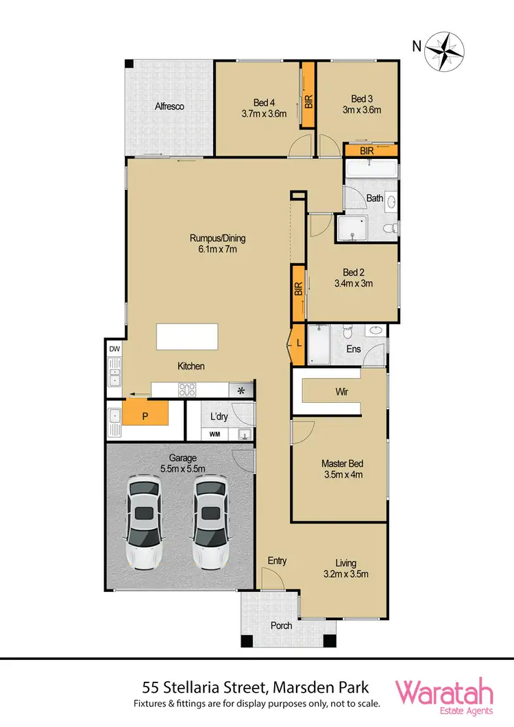 Floorplan of Homely house listing, 55 Stellaria Street, Marsden Park NSW 2765