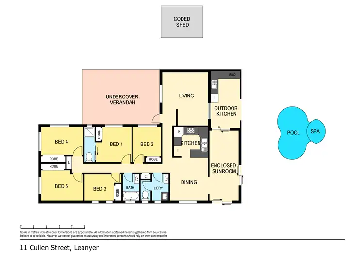 Floorplan of Homely house listing, 11 Cullen Street, Leanyer NT 812