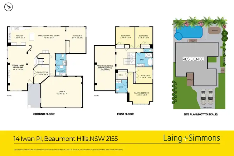 Floorplan of Homely house listing, 14 Iwan Place, Beaumont Hills NSW 2155