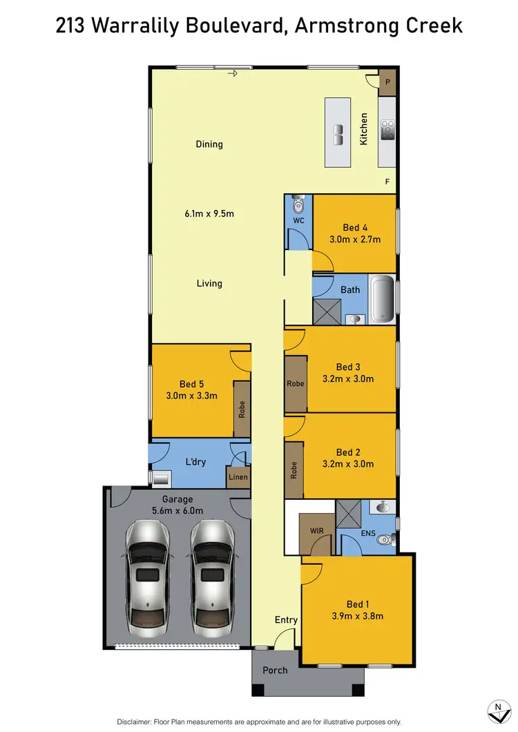 Floorplan of Homely house listing, 213 Warralily Boulevard, Armstrong Creek VIC 3217
