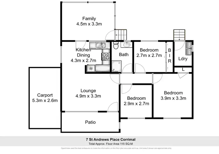 Floorplan of Homely house listing, 7 St Andrews Place, Corrimal NSW 2518