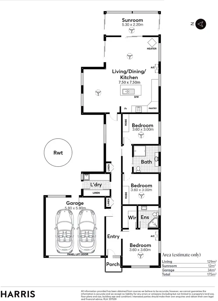 Floorplan of Homely house listing, 30 Sun Orchid Drive, Chiton SA 5211