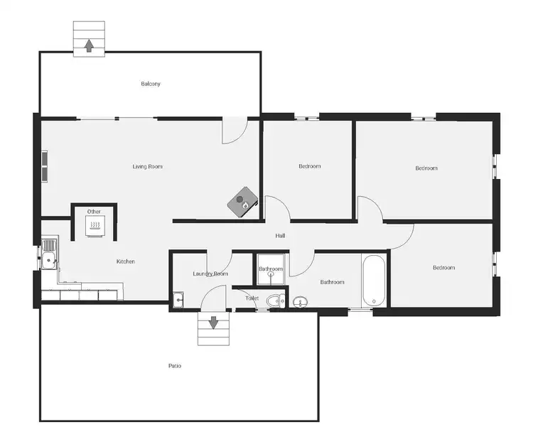Floorplan of Homely house listing, 37 Mary Street, Collie WA 6225