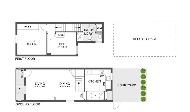 Floorplan of Homely house listing, 5 Rowena Place, Potts Point NSW 2011