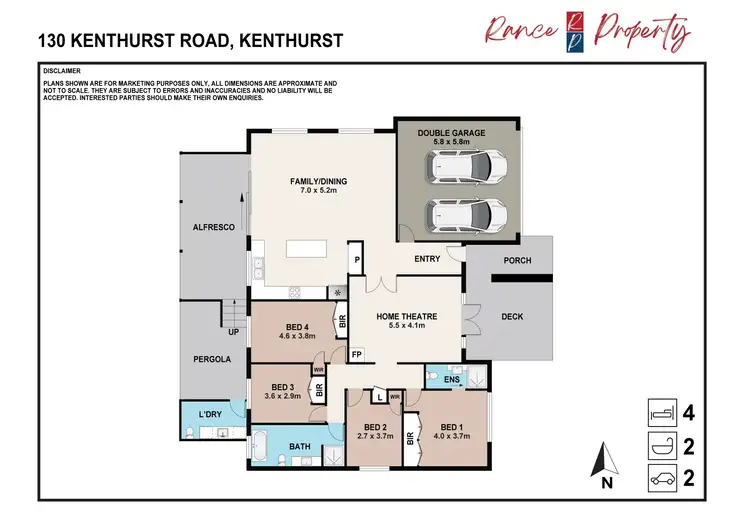 Floorplan of Homely house listing, 130 Kenthurst Road, Kenthurst NSW 2156