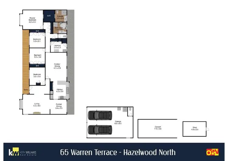 Floorplan of Homely house listing, 65 Warren Terrace, Hazelwood North VIC 3840